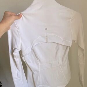 Lululemon White Long Sleeve Top